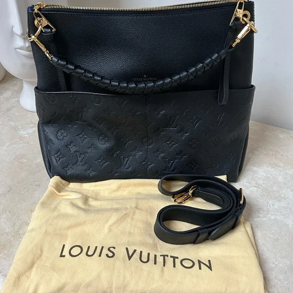 SOLD! 🎉Authentic Louis Vuitton Maida Hobo black leather monogram empriente EUC! - Picture 16 of 16